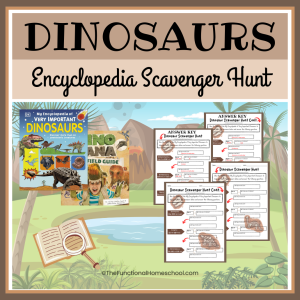 DINOSAURS! My Encyclopedia of Very Important Dinosaurs Scavenger Hunt